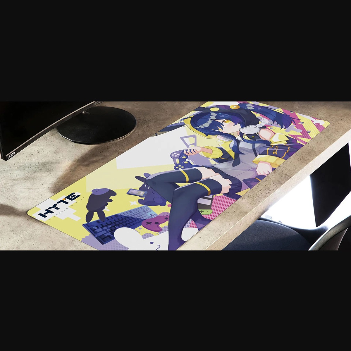 HYTE �ޥ����ѥå� Bunny Splash Desk Pad �ڥ���󥻥��Բġ��̳�ƻ����Υ�������Բġ�