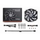 Noctua �ե��� NF-A14x25R-G2-PWM-CH-BK �ݷ��ե졼�� �֥�å� 140mm �ץ�ߥ����ʼ��Ų�PC Fan 4-Pin��³ �ڥ���󥻥��Բġ��̳�ƻ����Υ�������Բġ� -������-
