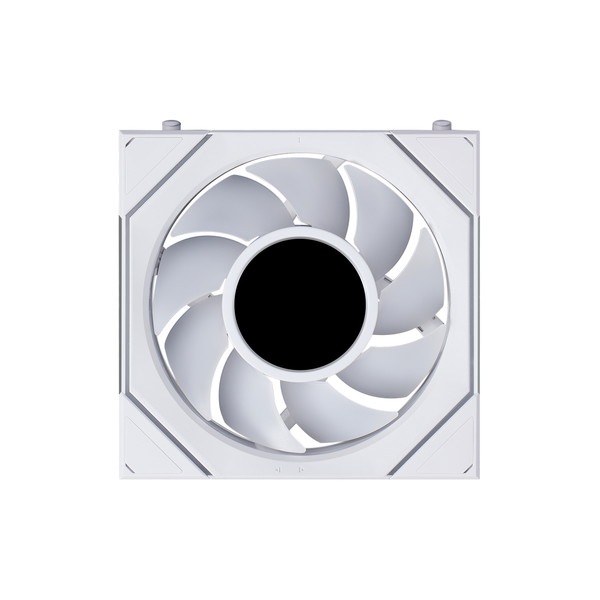 Lian Li �������ե��� 12SLIND1F1W (UNI FAN SL INF LCD FLEX 120 White ) ����ե��˥ƥ��ߥ顼 �վ��ǥ����ץ쥤 �ۥ磻�� ñ�ʡڥ���󥻥��Բġ��̳�ƻ����Υ�������Բġ�