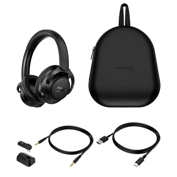 HyperX �إåɥ��å� HyperX Cloud MIX 2 �磻��쥹 ANC(�Υ�������󥻥�)��ǽ �ޥ�����¢ ��Ǽ��������° Bluetooth LE Audio�б� �֥�å� 7P5J2AA �ڥ���󥻥��Բġ��̳�ƻ����Υ�������Բġ� -������-