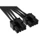 Corsair コルセア 電源用ケーブル CORSAIR 12+4pin PCIe Gen 5 Type-4 600W 12VHPWR cable, flat ribbon, black CP-8920284【キャンセル不可・北海道沖縄離島配送不可】 -お取り寄せ-