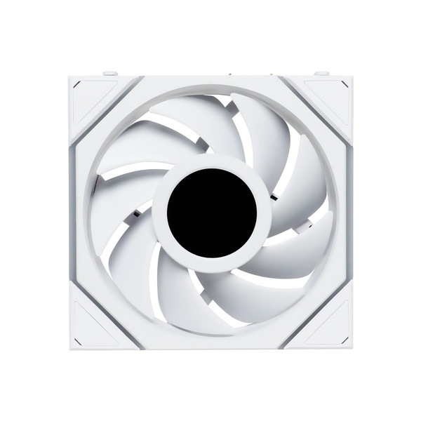 LIAN LI �磻��쥹 ARGB�ե��� UNI FAN TL Wireless LCD 120 White (1pcs) 12TLLCD1W1W LCD��� ���ž 1�ĥѥå� �ۥ磻�� �ڥ���󥻥��Բġ��̳�ƻ����Υ�������Բġ�