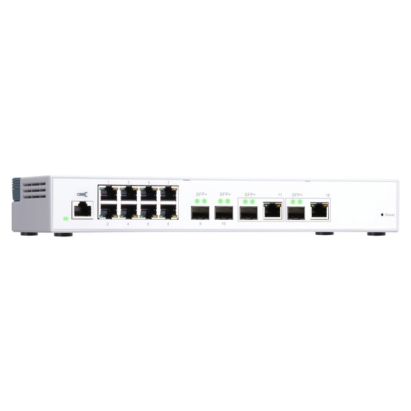 QNAP �ޥ͡����ɥ����å� QSW-M408-2C SMB�Υͥåȥ���ǥץ����� ����ȥ꡼��٥��10GbE L2 �����å��󥰥ե��֥�å���96 Gbps�ڤ����󤻾��ʤǤ�/Ǽ�������б���