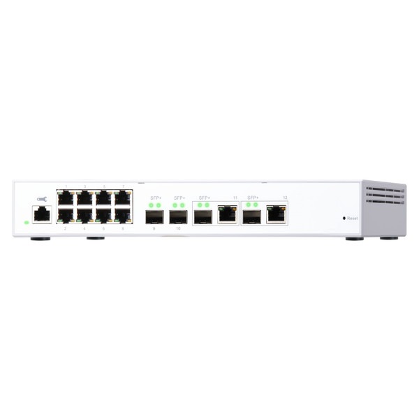 QNAP �ޥ͡����ɥ����å� QSW-M408-2C SMB�Υͥåȥ���ǥץ����� ����ȥ꡼��٥��10GbE L2 �����å��󥰥ե��֥�å���96 Gbps�ڤ����󤻾��ʤǤ�/Ǽ�������б���