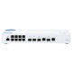 QNAP �ޥ͡����ɥ����å� QSW-M408-2C SMB�Υͥåȥ���ǥץ����� ����ȥ꡼��٥��10GbE L2 �����å��󥰥ե��֥�å���96 Gbps�ڤ����󤻾��ʤǤ�/Ǽ�������б���
