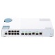 QNAP �ޥ͡����ɥ����å� QSW-M408-2C SMB�Υͥåȥ���ǥץ����� ����ȥ꡼��٥��10GbE L2 �����å��󥰥ե��֥�å���96 Gbps�ڤ����󤻾��ʤǤ�/Ǽ�������б���