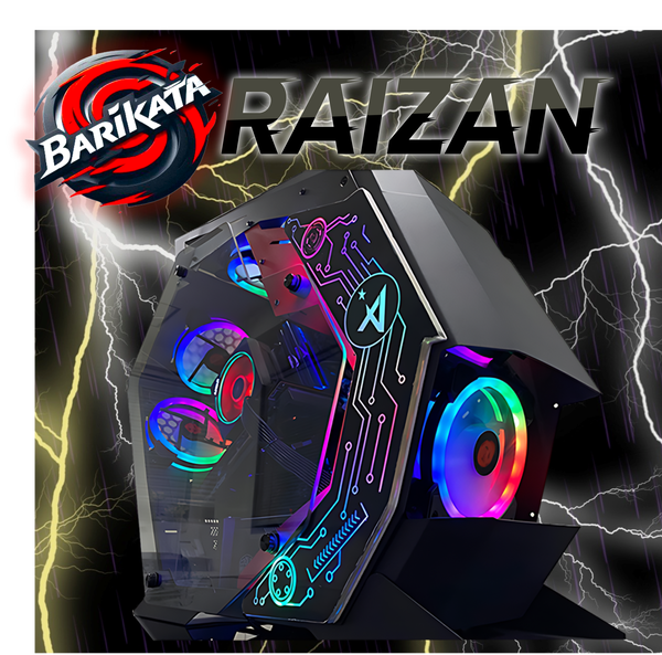 뻳꡼(ܹ CPU:Ryzen7 5700X3D/:DDR4 32GB RGB/SSD:M.2 NVMe 1TB/HDD:-/Ÿ:850W 80 PLUS Gold/:RTX5060) RAIZAN-443207 ߥPC BTOѥ