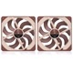 Noctua PC�ե��� NF-A14X25-G2-PWM-SX2-PP 140mm 2�ĥ��å� ��ž����25rpm���ե��å� �Ų� 4-Pin��³ �֥饦�� �ڥ���󥻥��Բġ��̳�ƻ����Υ�������Բġ�