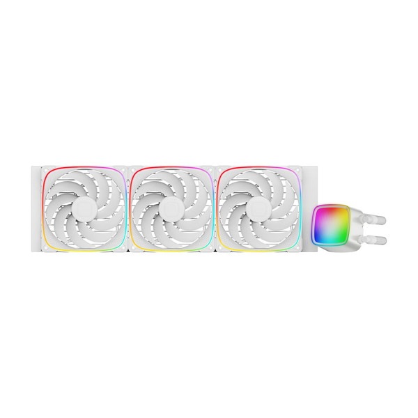 GEOMETRIC FUTURE CPU�����顼 Eskimo Pro 42W GF-ES-PRO-420-WT �ʰ׿��� 140mm LED�ե��� �ۥ磻�� �ڥ���󥻥��Բġ��̳�ƻ����Υ�������Բġ�