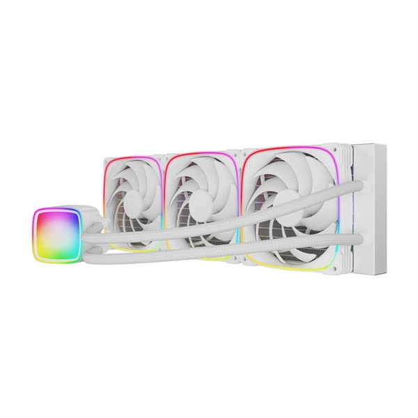 GEOMETRIC FUTURE CPU�����顼 Eskimo Pro 42W GF-ES-PRO-420-WT �ʰ׿��� 140mm LED�ե��� �ۥ磻�� �ڥ���󥻥��Բġ��̳�ƻ����Υ�������Բġ�