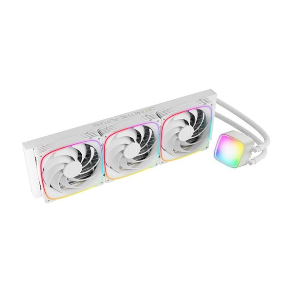 GEOMETRIC FUTURE CPU�����顼 Eskimo Pro 42W GF-ES-PRO-420-WT �ʰ׿��� 140mm LED�ե��� �ۥ磻�� �ڥ���󥻥��Բġ��̳�ƻ����Υ�������Բġ�