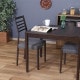 不二貿易 超軽量ダイニングチェア TART(タルト) BR CK142 BR 商品コード99417【代引・日時指定・キャンセル不可・北海道沖縄離島配送不可】 -お取リ寄せ-