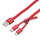 ߥ襷 ̎ŎŎ̎ގ Type-C microB5 1m  SFJ-MC05/RD 