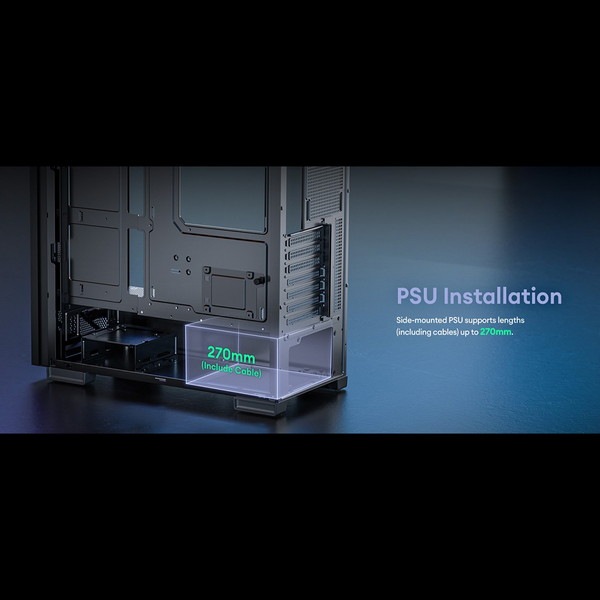 Okinos PC������ 612 C ARGB ATX�б� �ߥɥ륿� ARGB�ե���4��ɸ����� ����10��120mm�ե�������б� �֥�å��ڥ���󥻥��Բġ��̳�ƻ����Υ�������Բġ�