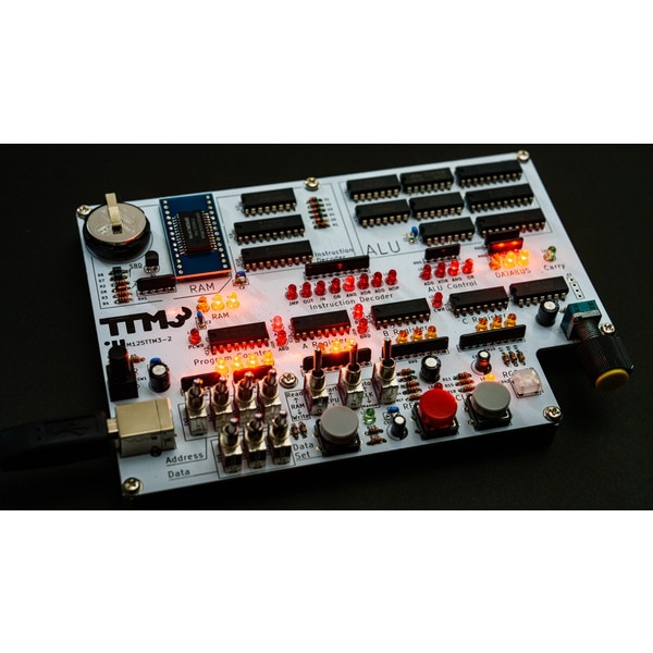 ビット・トレード・ワン TTM3 論理ゲートから創る自作CPU 学習キット(3-bit) 工作キット 電子工作 BitTradeOne ADTTM3 【キャンセル不可・北海道沖縄離島配送不可】 -お取り寄せ-