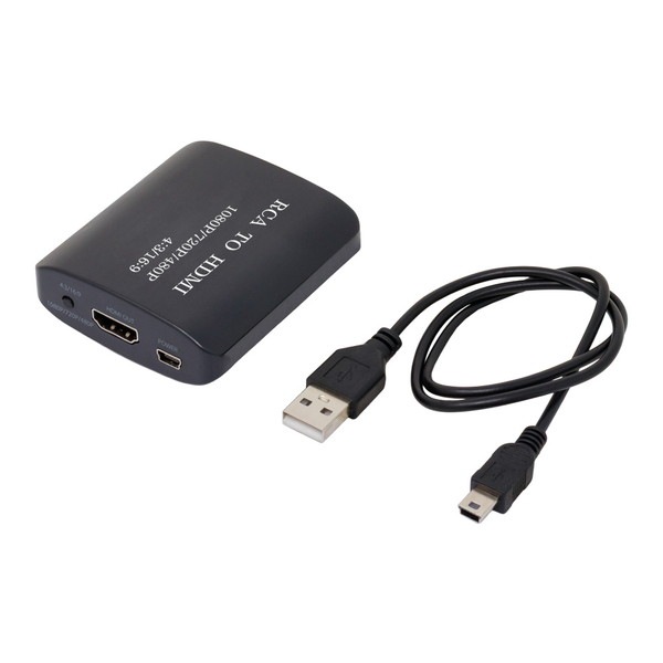 AINEX �����ͥå��� MCV-RCAHD02 RCA-HDMI�Ѵ��� �Ĳ���&�������ڤ��ؤ��б� 16:9��4:3�ڥ���󥻥��Բġ��̳�ƻ����Υ�������Բġ� -������-