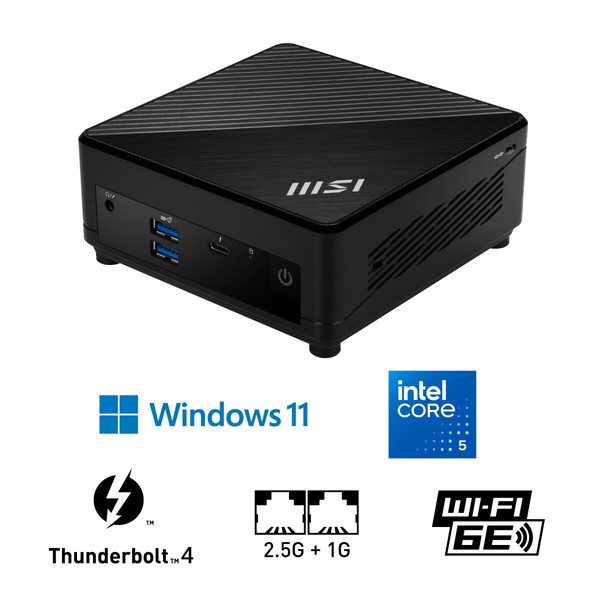 MSI �ߥ�PC Cubi 5 1MA-656JP Ķ�����ǥ����ȥå�PC 3���̽����б� Core 5 120U / ����16GB / SSD 512GB / Win11 Home / Thunderbolt 4 / Wi-Fi 6E