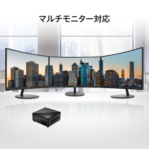 MSI �ߥ�PC Cubi 5 1MA-656JP Ķ�����ǥ����ȥå�PC 3���̽����б� Core 5 120U / ����16GB / SSD 512GB / Win11 Home / Thunderbolt 4 / Wi-Fi 6E
