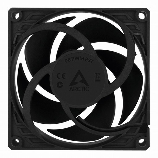 ARCTIC ACFAN00150A ケースファン P8 PWM PST(BLACK) 【キャンセル不可・北海道沖縄離島配送不可】