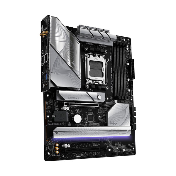 ASRock �ޥ����ܡ��� B850 LiveMixer WiFi  AMD AM5 ATX DDR5 PCIe 5.0 Wi-Fi7 ̵��LAN��� �ۿ��Ը��� ���ȥ꡼�ޡ� ���ꥨ������ �����ߥ� �ۿ� �ޥ��� �������å� �ڥ���󥻥��Բġ��̳�ƻ����Υ�������Բġ�