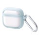 ELECOM ���쥳�� AVA-AP06TSLFCBU AirPods 4 ������ �� �Ѿ׷� ���С� �� �磻��쥹 / MagSafe �����б� �� �׷�ۼ� ��ɻ� ����ӥ��� TOUGH SLIM LITE �֥롼 �ڥ���󥻥��Բġ��̳�ƻ����Υ�������Բġ�