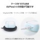 ELECOM ���쥳�� AVA-AP06TSLFCBU AirPods 4 ������ �� �Ѿ׷� ���С� �� �磻��쥹 / MagSafe �����б� �� �׷�ۼ� ��ɻ� ����ӥ��� TOUGH SLIM LITE �֥롼 �ڥ���󥻥��Բġ��̳�ƻ����Υ�������Բġ�
