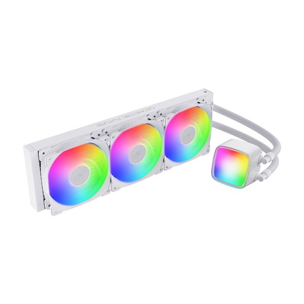 GEOMETRIC FUTURE CPU�����顼 Eskimo Pro 36W GF-ES-PRO-360-WT �ʰ׿��� 140mm LED�ե��� �ۥ磻�� �ڥ���󥻥��Բġ��̳�ƻ����Υ�������Բġ�