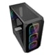 Sharkoon �ߥɥ륿� PC������ AK5G RGB Black SHA-AK5G-RGB-BK �������饹�ѥͥ� 120mm ARGB�ե����4 ɸ����� ATX mini-ITX micro ATX �б� �֥�å� �ڥ���󥻥��Բġ��̳�ƻ����Υ�������Բġ�
