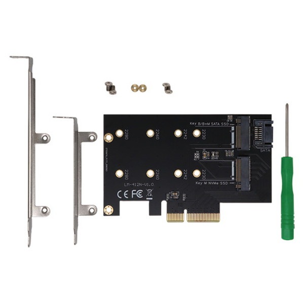 Ainex �����ͥå��� M.2 NVMe SSD�Ѵ�PCIe������ SATA����� AIF-09�ڥ���󥻥��Բġ��̳�ƻ����Υ�������Բġ� -������-