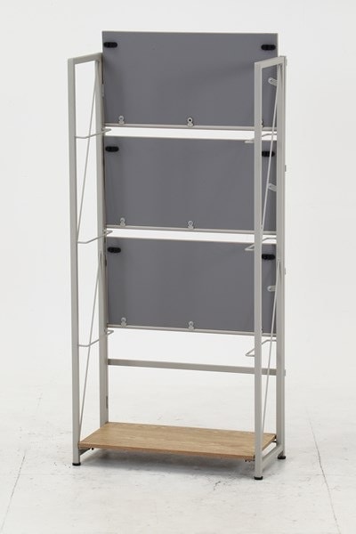 4953980736420 不二貿易 折りたたみシェルフ アロン4段 NA FBC985-B  