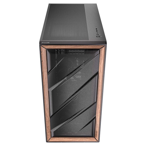 Antec �ߥɥ륿�PC������ FLUX SE �֥�å� �ں� �������饹�ѥͥ� �۲���������� 120mm�ե��� 5��ɸ����� ΢�����ޥ����ܡ����б� �ڥ���󥻥��Բġ��̳�ƻ����Υ�������Բġ�