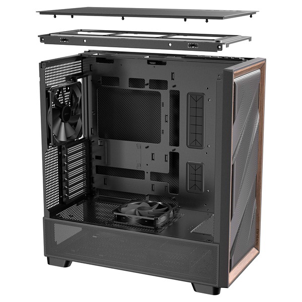 Antec �ߥɥ륿�PC������ FLUX SE �֥�å� �ں� �������饹�ѥͥ� �۲���������� 120mm�ե��� 5��ɸ����� ΢�����ޥ����ܡ����б� �ڥ���󥻥��Բġ��̳�ƻ����Υ�������Բġ�