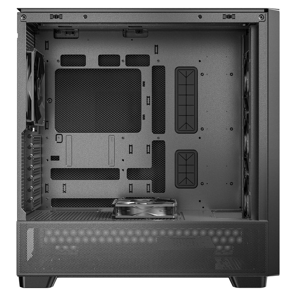 Antec �ߥɥ륿�PC������ FLUX SE �֥�å� �ں� �������饹�ѥͥ� �۲���������� 120mm�ե��� 5��ɸ����� ΢�����ޥ����ܡ����б� �ڥ���󥻥��Բġ��̳�ƻ����Υ�������Բġ�
