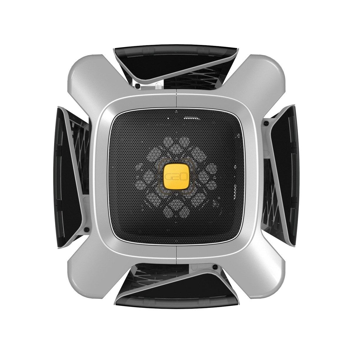 Geometric Future MicroATX/ITX������Model 2 THE ARK Curved Glass GF-M2-ARK-DX-GY  �ڥ���󥻥��Բġ��̳�ƻ����Υ�������Բġ�