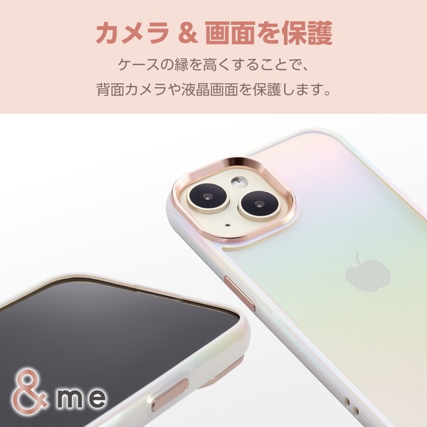 ELECOM ���쥳�� PM-A23AHVCAWH iPhone 15 �ʎ��̎ގ؎��Ďގ����� &Me �����ێ� ���Ď׎��̎ߎ�������° �̎ڎ��ю��׎� �Ύ܎��ġڥ���󥻥��Բġ��̳�ƻ����Υ�������Բġ�