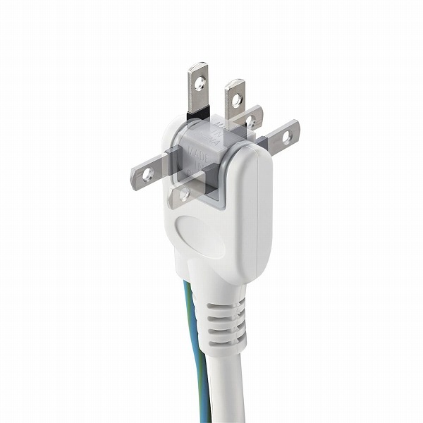 ELECOM エレコム T-T1C-3425WH 3pinタップ ホコリシャッター付 4個口 2.5m ホワイト 【キャンセル不可・北海道沖縄離島配送不可】