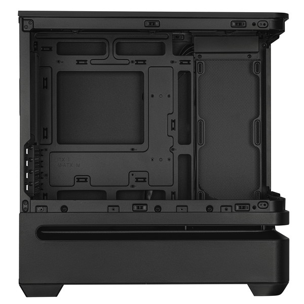 ASUS Prime AP202 PCケース PRIME AP202 TG BLACK ドライブベイ:2x2.5インチ/3.5インチ CPUクーラーの最大高さ:175mm 寸法:441x236x460mm 拡張スロット4【キャンセル不可・北海道沖縄離島配送不可】