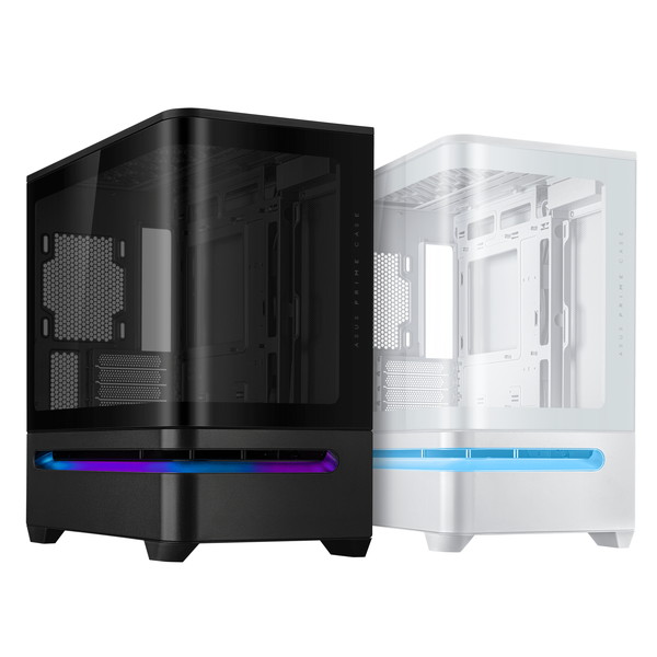 ASUS Prime AP202 PCケース PRIME AP202 TG BLACK ドライブベイ:2x2.5インチ/3.5インチ CPUクーラーの最大高さ:175mm 寸法:441x236x460mm 拡張スロット4【キャンセル不可・北海道沖縄離島配送不可】