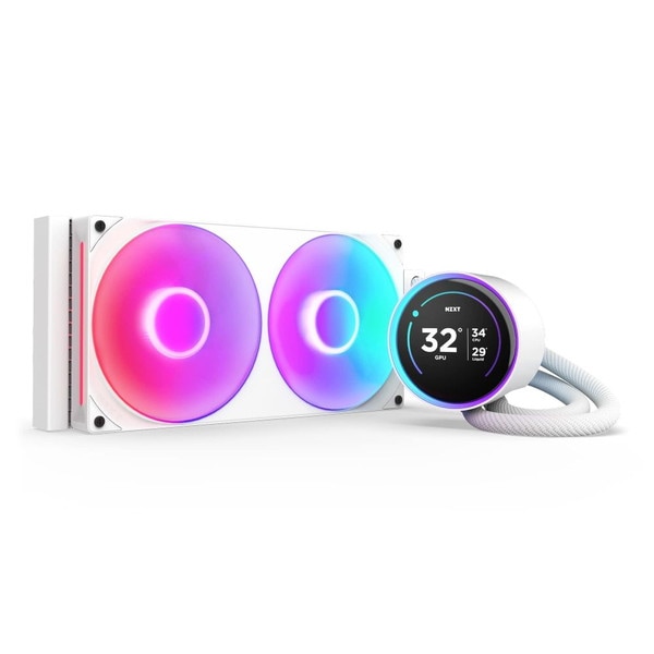 NZXT KRAKEN ELITE RGB serise ����CPU�����顼 RL-KR28E-W2 �ۥ磻�� LGA1851�б� �ڥ���󥻥��Բġ��̳�ƻ����Υ�������Բġ�