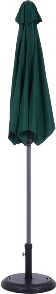 不二貿易 アルミパラソル 240cm グリーン TJB004 商品コード37850【代引・日時指定・キャンセル不可・北海道沖縄離島配送不可】 -お取リ寄せ-