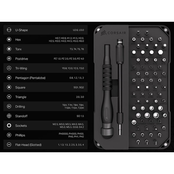 Corsair ���륻�� ���� PC DIY PRECISION TOOLKIT CC-9310003-WW�ڥ���󥻥��Բġ��̳�ƻ����Υ�������Բġ� -������-