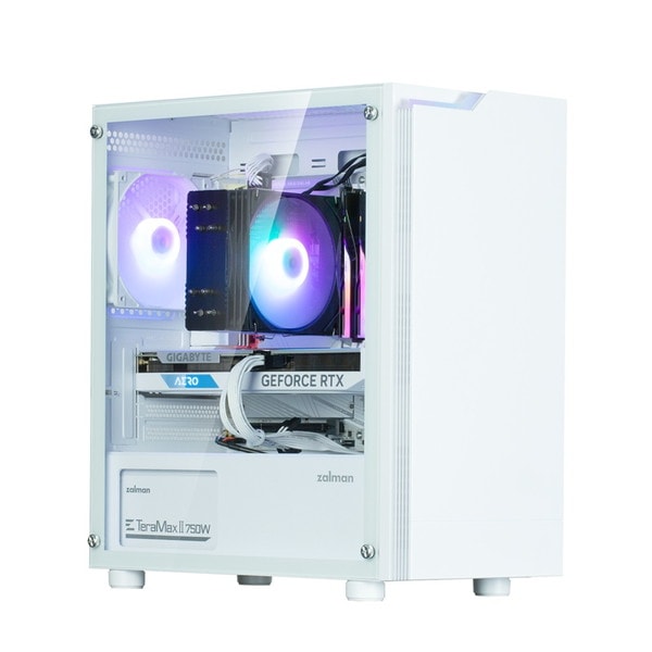 PCCOOLER PCケース 白 Micro-ATX Mini-ITX 8800263650262 ZALMAN T4 PLUS White ホワイト ミニタワー PCケース