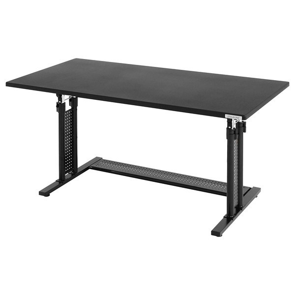 4589946136586 Bauhutte バウヒュッテ PCデスク 昇降式 幅120cm×奥行