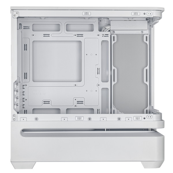 ASUS Prime AP202 PCケース PRIME AP202 TG WHITE ドライブベイ:2x2.5インチ/3.5インチ CPUクーラーの最大高さ:175mm 寸法:441x236x460mm 拡張スロット4【キャンセル不可・北海道沖縄離島配送不可】