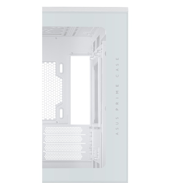 ASUS Prime AP202 PCケース PRIME AP202 TG WHITE ドライブベイ:2x2.5インチ/3.5インチ CPUクーラーの最大高さ:175mm 寸法:441x236x460mm 拡張スロット4【キャンセル不可・北海道沖縄離島配送不可】