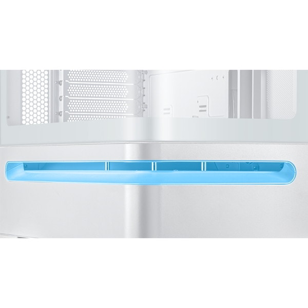 ASUS Prime AP202 PCケース PRIME AP202 TG WHITE ドライブベイ:2x2.5インチ/3.5インチ CPUクーラーの最大高さ:175mm 寸法:441x236x460mm 拡張スロット4【キャンセル不可・北海道沖縄離島配送不可】