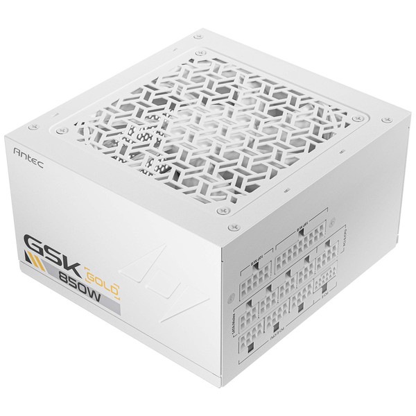 Antec 電源ユニット GSK850 ATX3.1 White ホワイト 80PLUS GOLD認証 120mmファン搭載 【キャンセル不可・北海道沖縄離島配送不可】