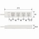 ELECOM 쥳 T-T1D-3425WH 3pin̎ ώގȎ Ύ؎ 4ĸ 2.5m Ύ܎ ڥ󥻥Բġ̳ƻΥԲġ