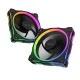 ASUS Prime MR120 ARGB FAN BLACK �ե��󥵥�����120 x 120 x 28 mm �ե���®�١�1600 rpm �ե�������̡�58 CFM �ե����������٥롧21dB�ڥ���󥻥��Բġ��̳�ƻ����Υ�������Բġ�