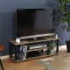 不二貿易 フィット TVラック W110 NA×BK 5070 商品コード99913【代引・日時指定・キャンセル不可・北海道沖縄離島配送不可】 -お取リ寄せ-